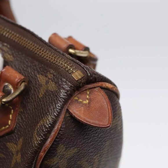 LOUIS VUITTON Monogram Mini Speedy Hand Bag M41534 LV Auth 86496 - Picture 12 of 16